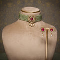 Jade Gulzar Choker Set