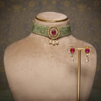Jade Gulzar Choker Set