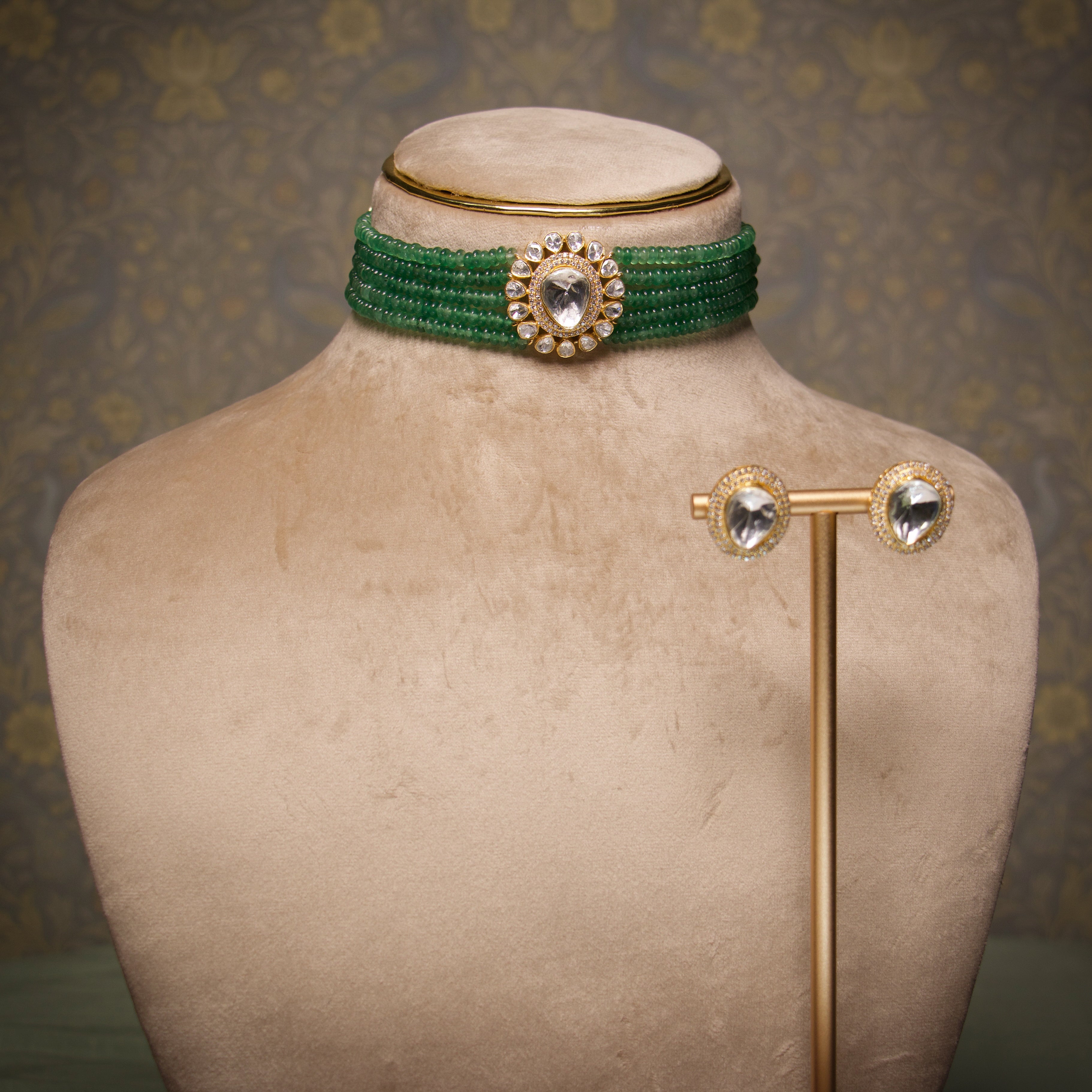 Jade Mirage Choker Set