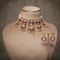 Laal Ratna Necklace Set