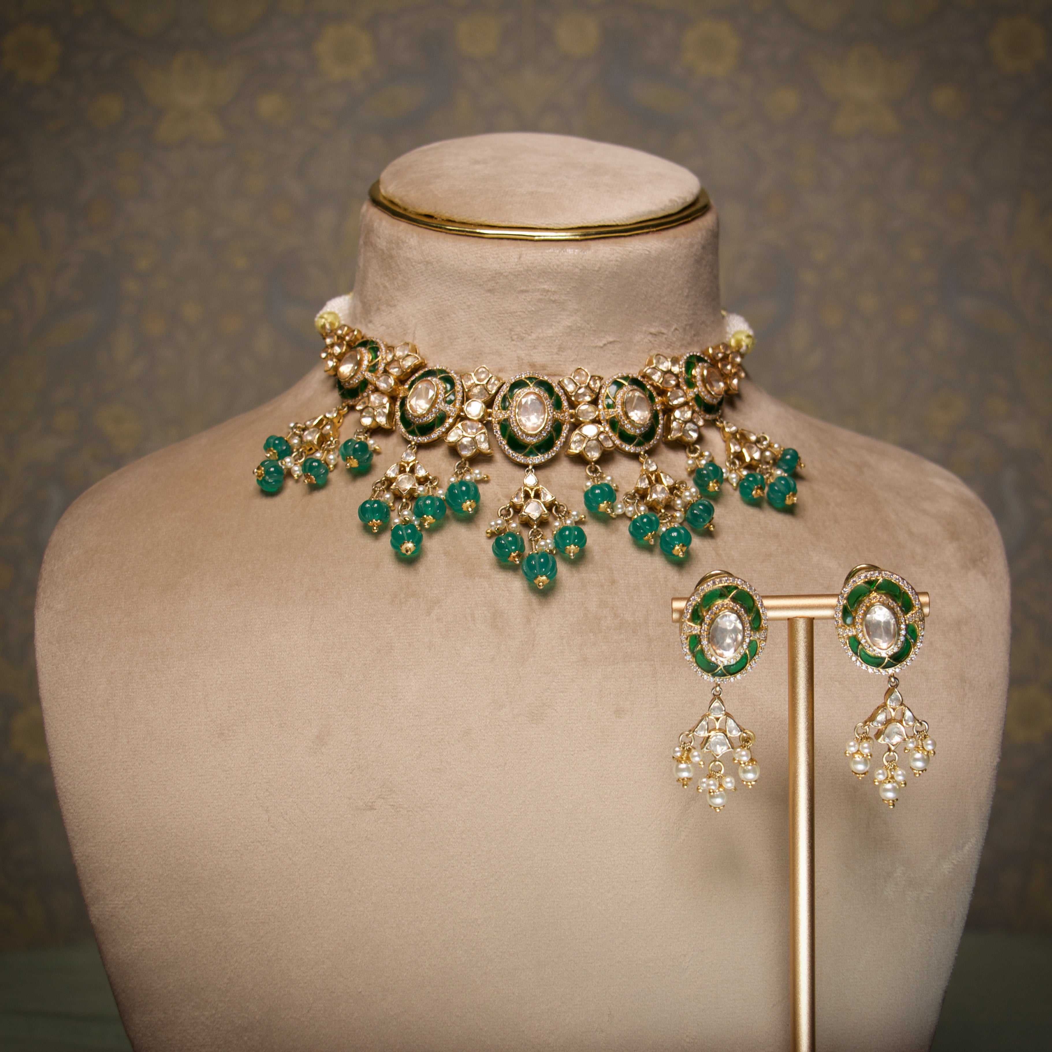 Moringa Drops Necklace Set