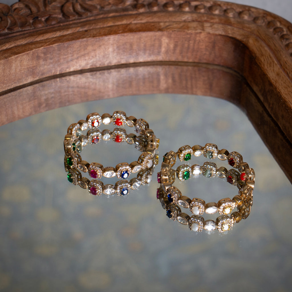Navarasa Hoop Earrings