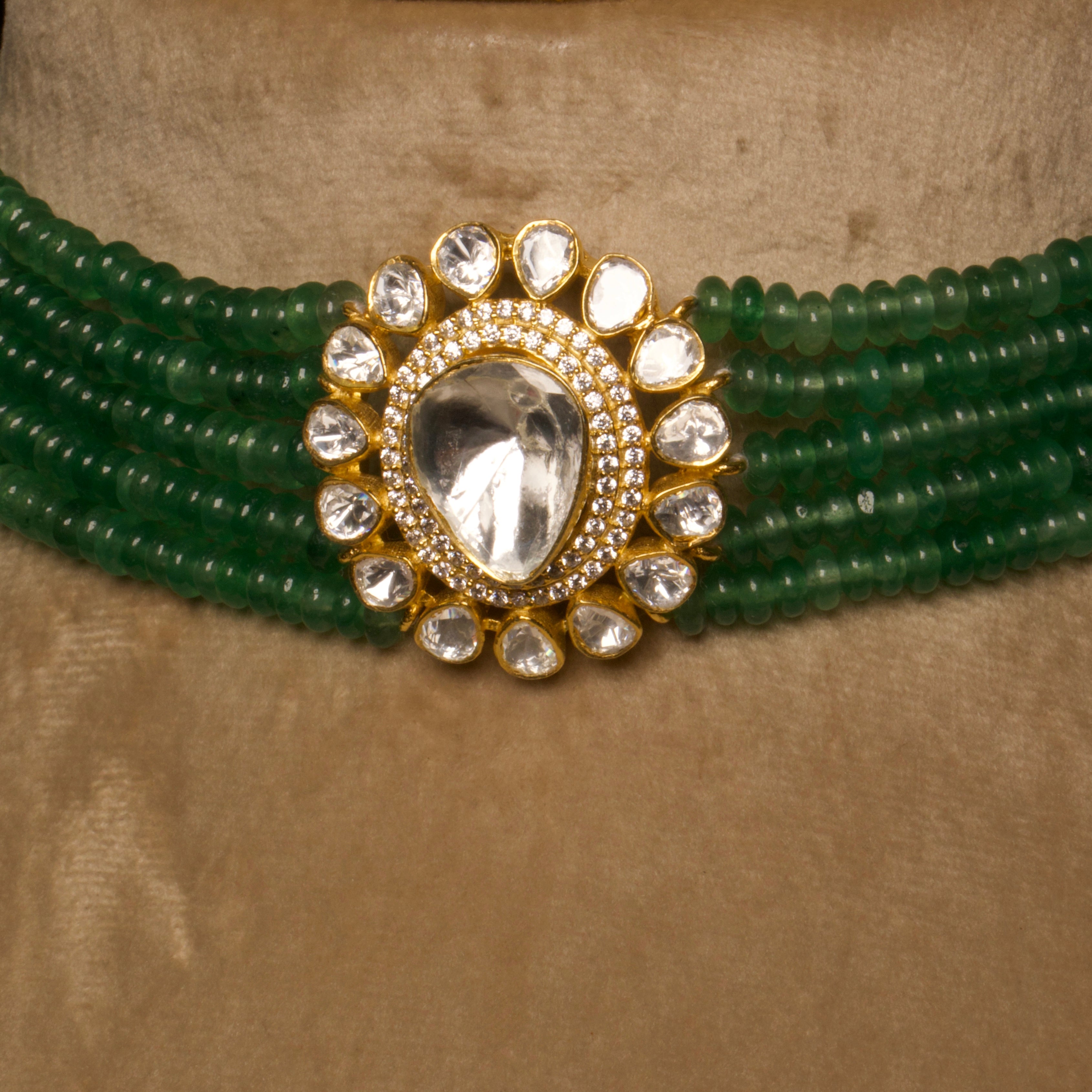 Jade Mirage Choker Set