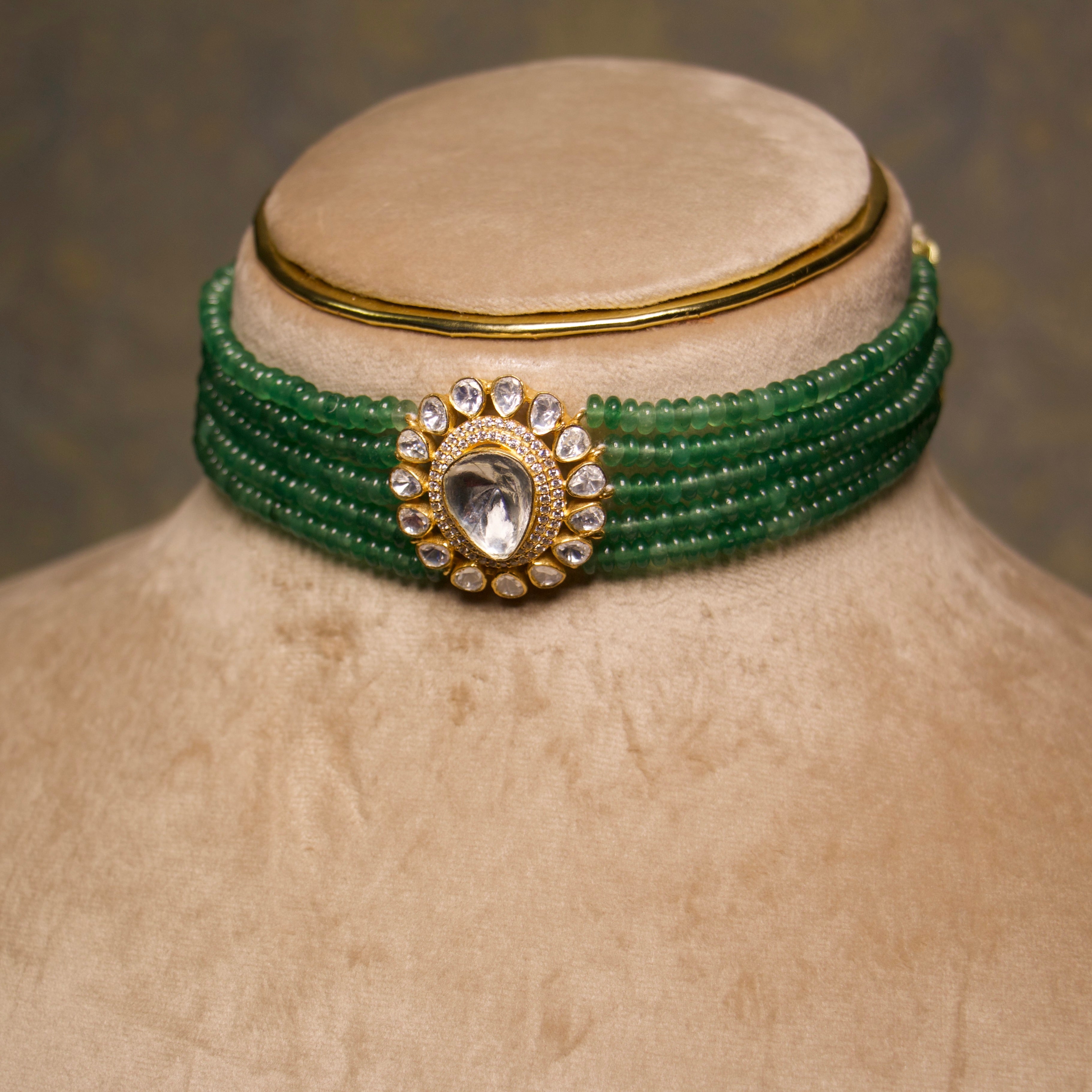 Jade Mirage Choker Set