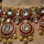 Laal Ratna Necklace Set