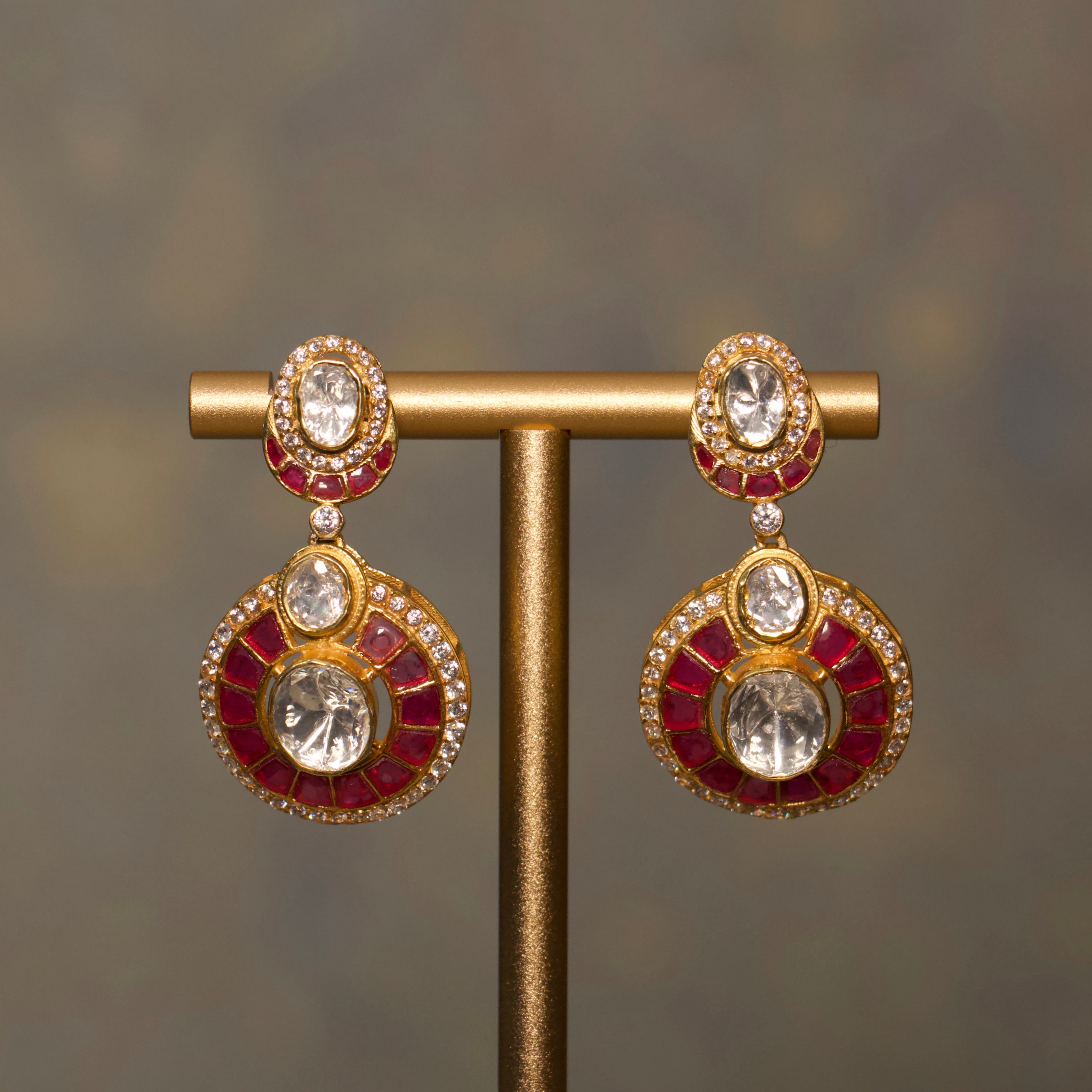 Laal Ratna Necklace Set