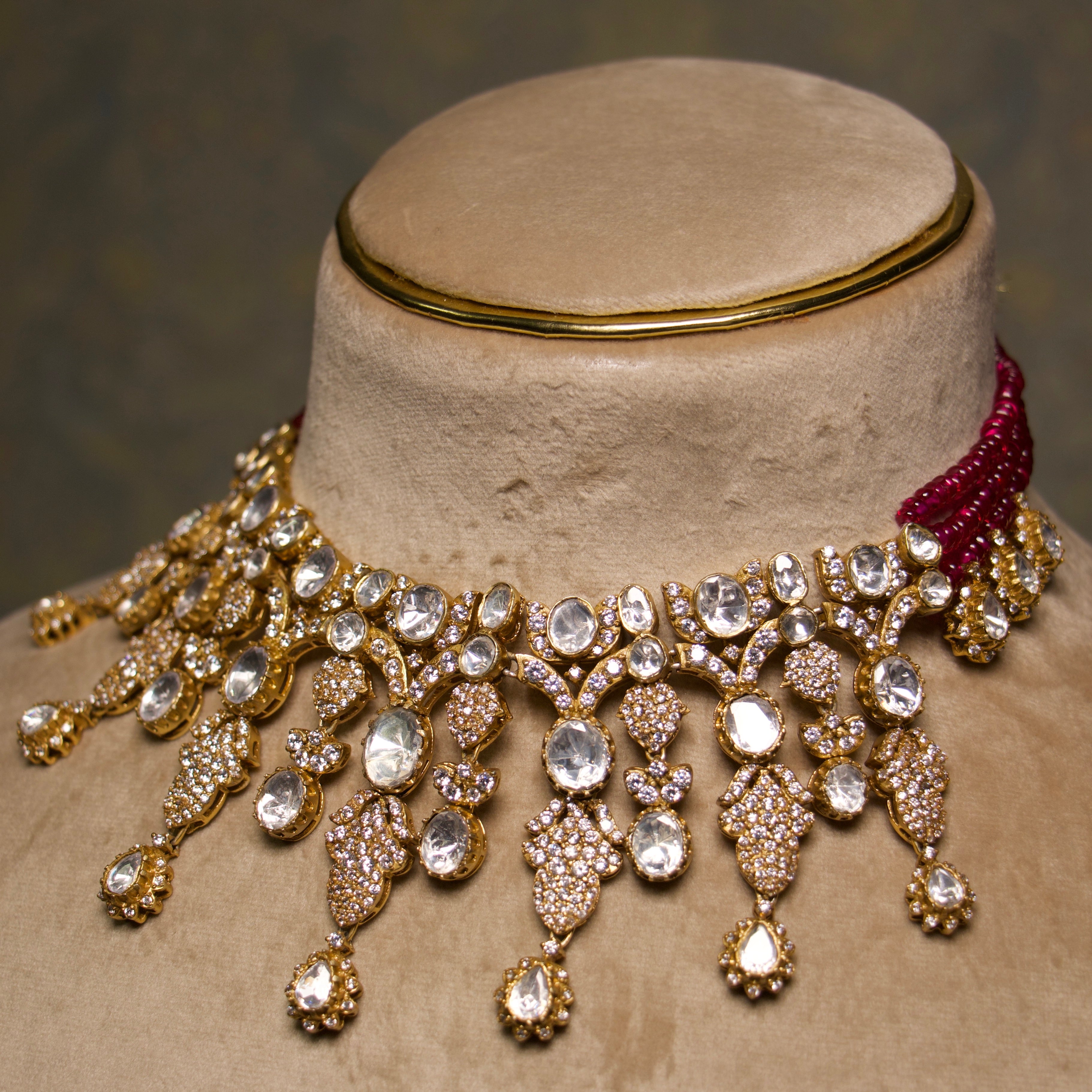 Madhu’s Gulaabi Veil Necklace Set