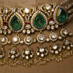 Victorian Jhoomar Choker Set
